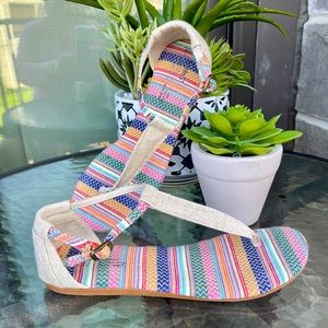 TOMS multi colored sandal